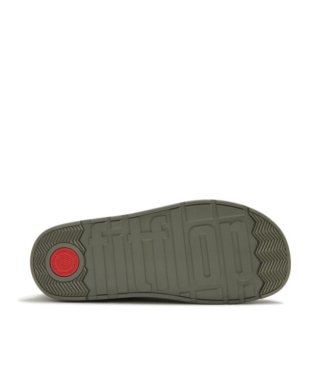 FitFlop gen-ff padded mules grey sage Direct leverbaar uit de webshop van www.meijerink-schoenen.nl/