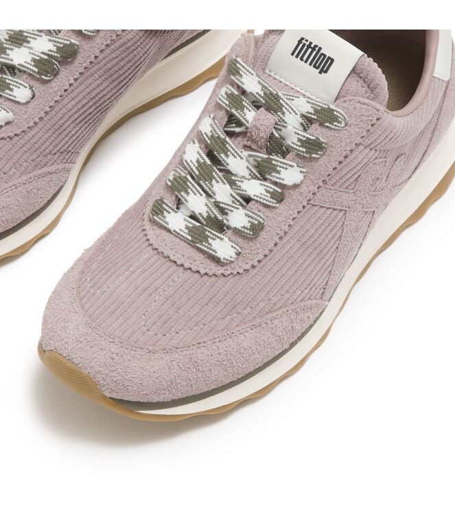 FitFlop retro-q ff cord trainers blush clay Direct leverbaar uit de webshop van www.meijerink-schoenen.nl/