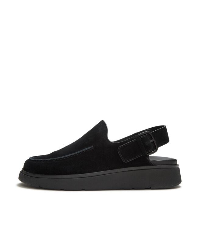 FitFlop gen-ff suede back-strap mules all black Direct leverbaar uit de webshop van www.meijerink-schoenen.nl/