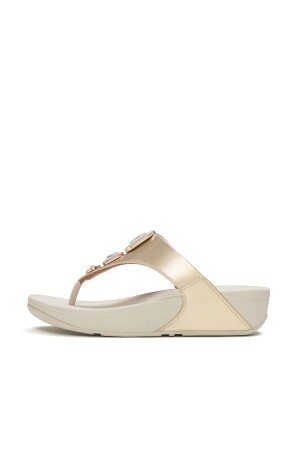 FitFlop Lulu Metallic Bold Crystals Toe-Post Sandals 