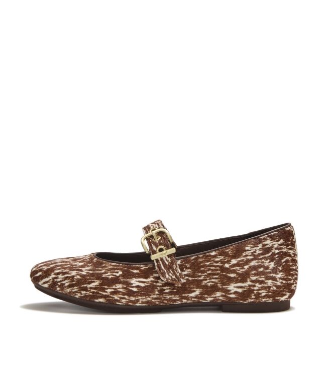 FitFlop delicato pony cow mary janes brown/white Direct leverbaar uit de webshop van www.meijerink-schoenen.nl/