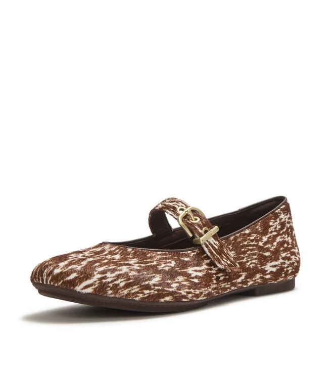 FitFlop delicato pony cow mary janes brown/white Direct leverbaar uit de webshop van www.meijerink-schoenen.nl/