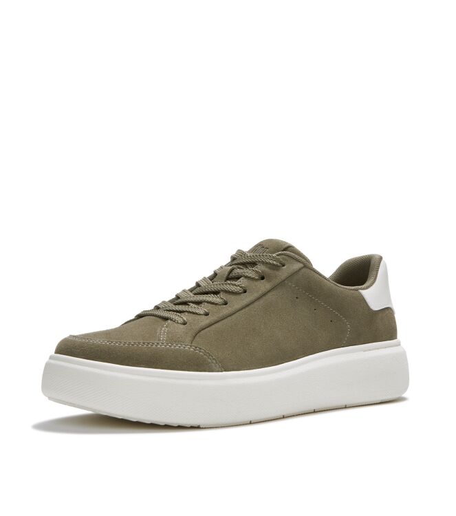 FitFlop rtg suede lace up trainers grey sage/cream Direct leverbaar uit de webshop van www.meijerink-schoenen.nl/