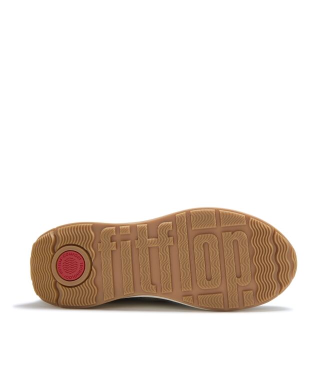 FitFlop f-mode flow mesh metallic trainers grey sage Direct leverbaar uit de webshop van www.meijerink-schoenen.nl/