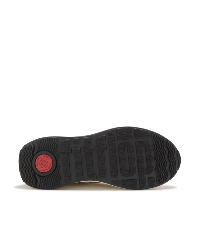 FitFlop f-mode flow leather trainers platino Direct leverbaar uit de webshop van www.meijerink-schoenen.nl/