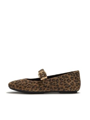FitFlop Delicato Suede Leopard Mary Janes