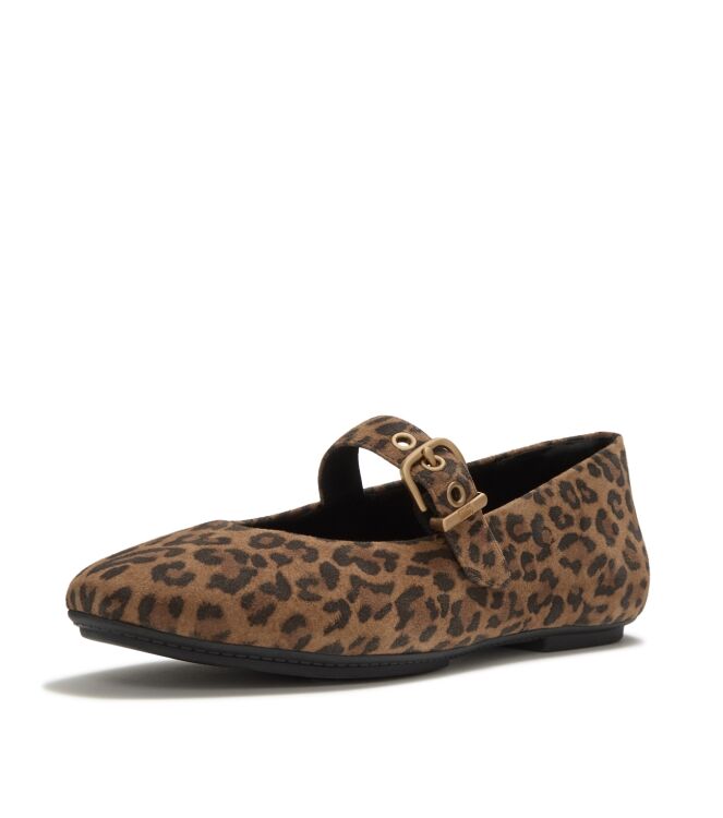 FitFlop delicato suede leopard mary janes tan/black Direct leverbaar uit de webshop van www.meijerink-schoenen.nl/