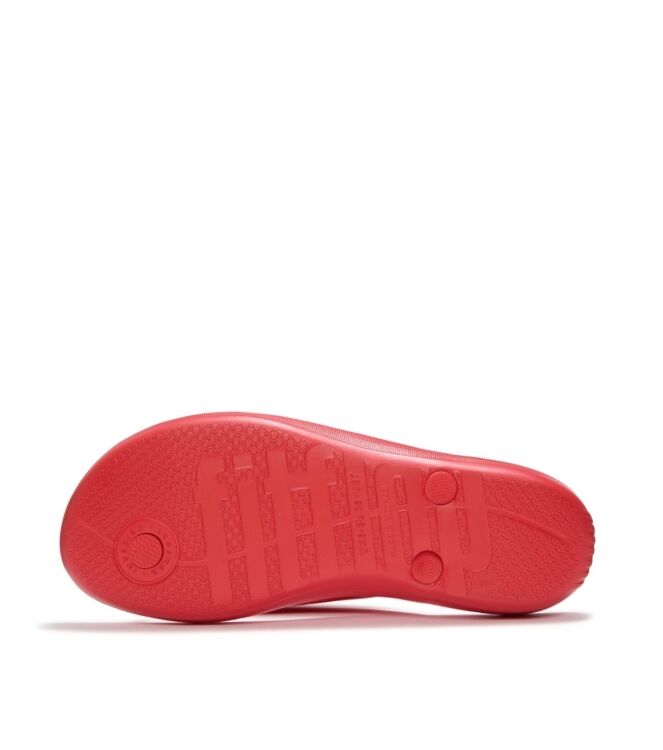 FitFlop fitflop x keith haring iqushion button flip-flops signal red Direct leverbaar uit de webshop van www.meijerink-schoenen.nl/