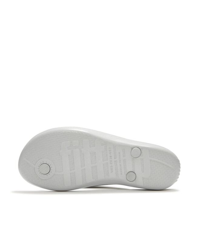 FitFlop fitflop x keith haring iqushion button flip-flops metallic silver Direct leverbaar uit de webshop van www.meijerink-schoenen.nl/