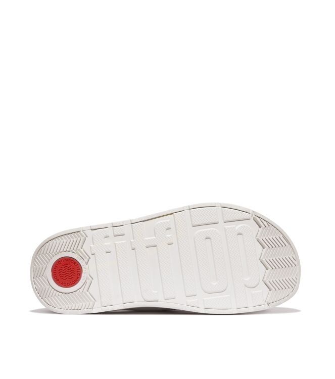 FitFlop gen-ff buckle two-bar leather slides urban white Direct leverbaar uit de webshop van www.meijerink-schoenen.nl/