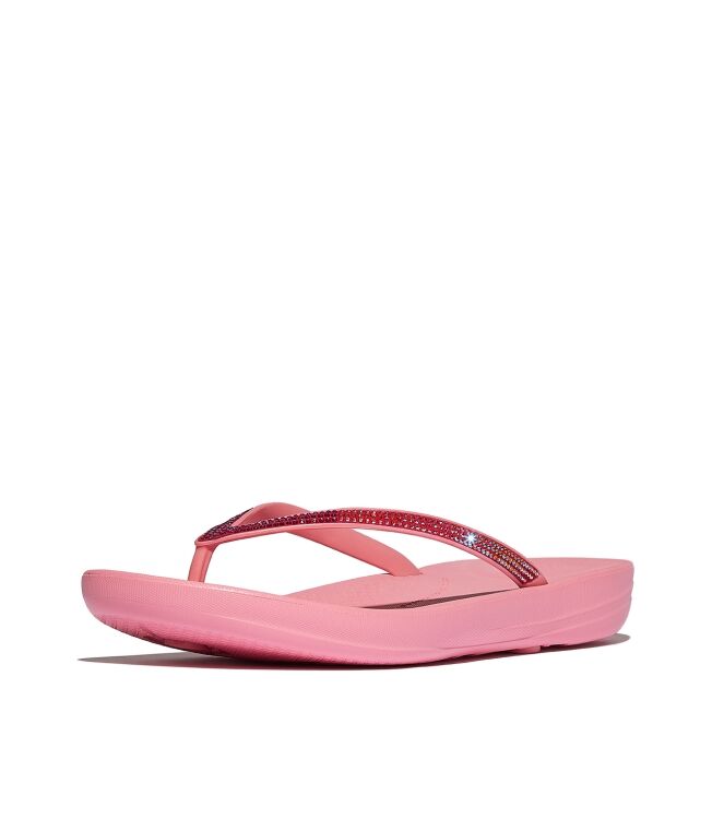FitFlop iqushion ombre sparkle flip-flops pinkperfect/pop orange Direct leverbaar uit de webshop van www.meijerink-schoenen.nl/