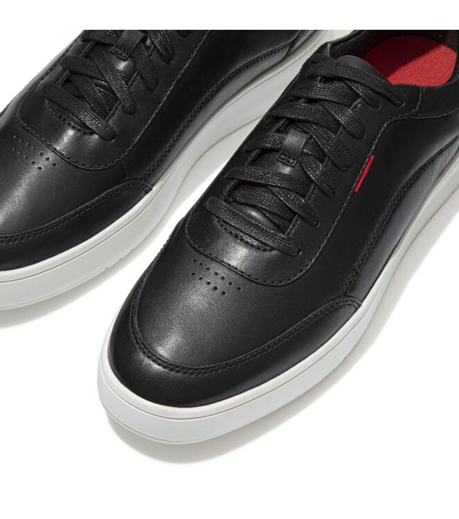 FitFlop rally x leather sneakers men black Direct leverbaar uit de webshop van www.meijerink-schoenen.nl/