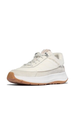 FitFlop F-Mode Flow Shearling-Mix Sneakers 