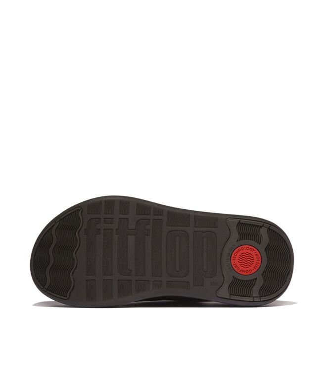 FitFlop f-mode stack suede back-strap toe-post sandals chocolat Direct leverbaar uit de webshop van www.meijerink-schoenen.nl/