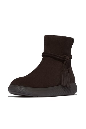 FitFlop IQ-Comff Tassel Suede Short Boots 