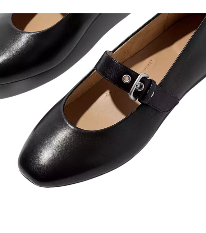 FitFlop delicato leather mary janes all black Direct leverbaar uit de webshop van www.meijerink-schoenen.nl/