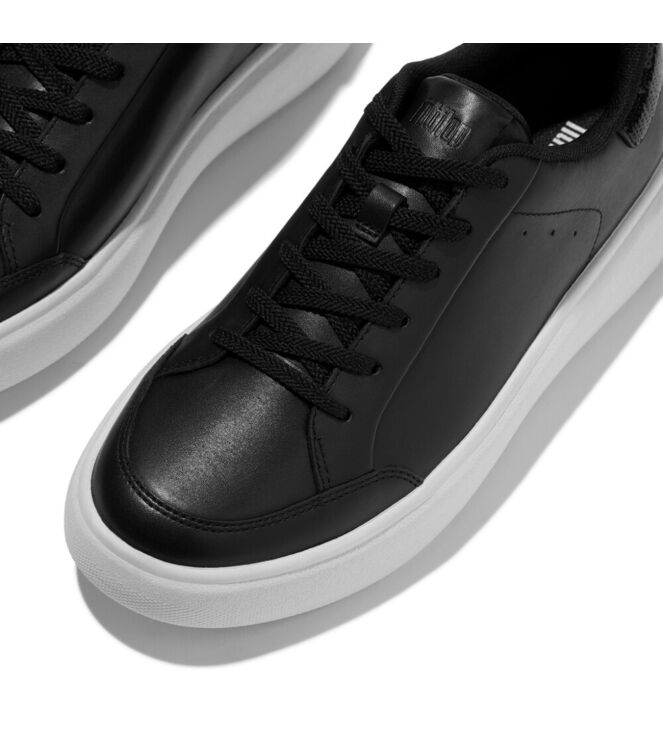 FitFlop rtg sequin-backtab leather sneakers black Direct leverbaar uit de webshop van www.meijerink-schoenen.nl/