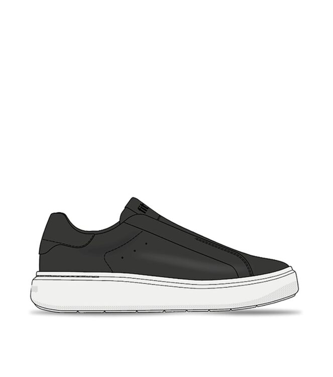 FitFlop rtg leather laceless sneakers black Direct leverbaar uit de webshop van www.meijerink-schoenen.nl/