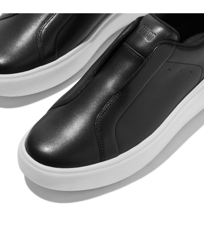 FitFlop rtg leather laceless sneakers black Direct leverbaar uit de webshop van www.meijerink-schoenen.nl/
