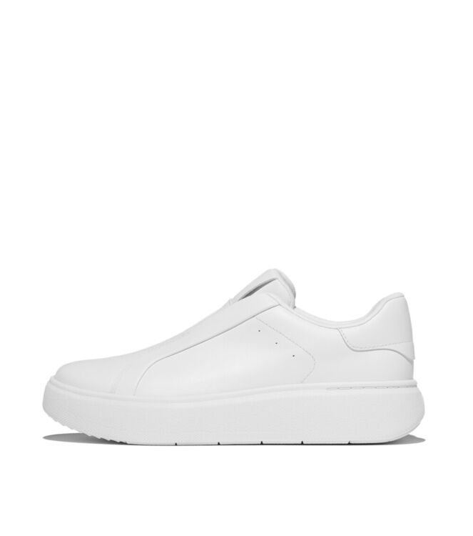 FitFlop rtg leather laceless sneakers urban white Direct leverbaar uit de webshop van www.meijerink-schoenen.nl/
