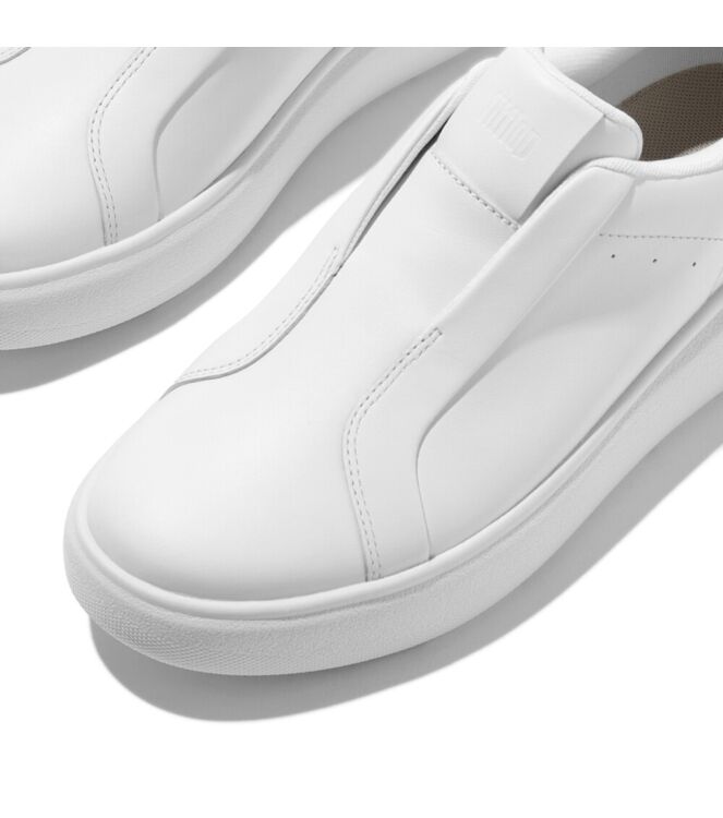 FitFlop rtg leather laceless sneakers urban white Direct leverbaar uit de webshop van www.meijerink-schoenen.nl/