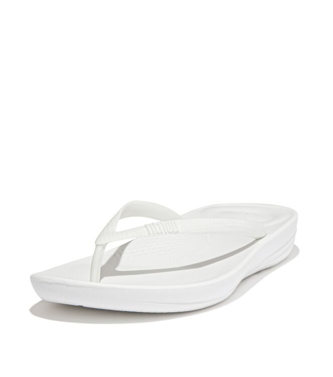 FitFlop iqushion ergonomic flip-flops tpu urban white Direct leverbaar uit de webshop van www.meijerink-schoenen.nl/