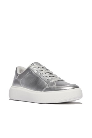 FitFlop Rtg Metallic-Leather Sneakers 