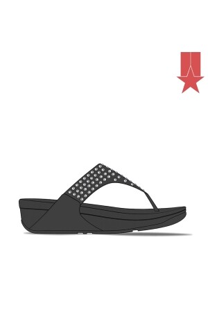 FitFlop Lulu Maxi-Crystal Toe-Post Sandals 