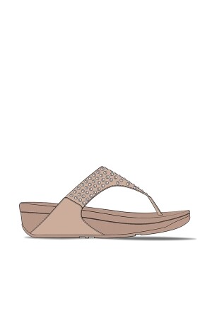 FitFlop Lulu Maxi-Crystal Toe-Post Sandals 