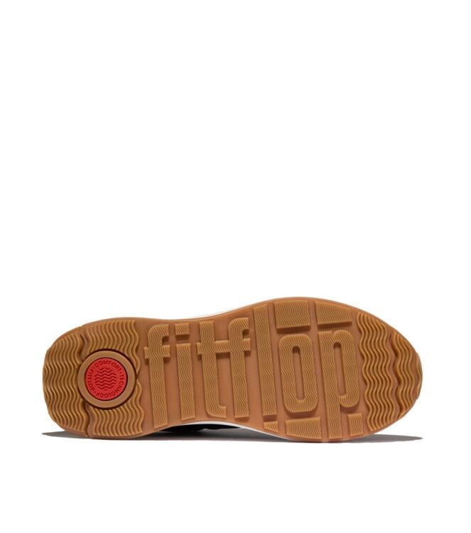 FitFlop f-mode flow mens suede-mix sneakers black Direct leverbaar uit de webshop van www.meijerink-schoenen.nl/