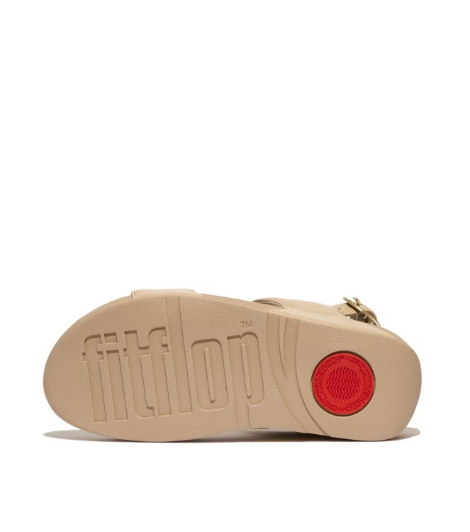 FitFlop lulu sandal - hotfix latte beige Direct leverbaar uit de webshop van www.meijerink-schoenen.nl/