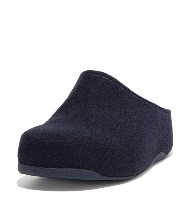 FitFlop shuv - felt midnight navy Direct leverbaar uit de webshop van www.meijerink-schoenen.nl/