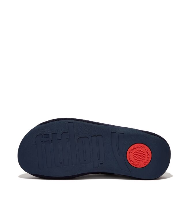 FitFlop shuv - felt midnight navy Direct leverbaar uit de webshop van www.meijerink-schoenen.nl/