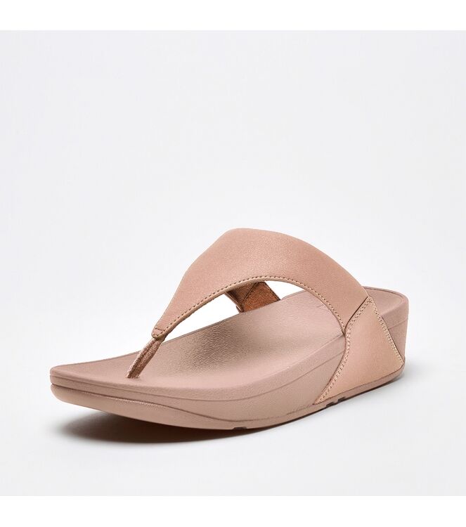 FitFlop lulu toe post - sparkle nude Direct leverbaar uit de webshop van www.meijerink-schoenen.nl/