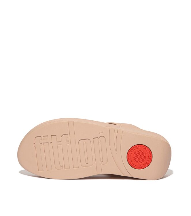 FitFlop lulu toe post - sparkle nude Direct leverbaar uit de webshop van www.meijerink-schoenen.nl/
