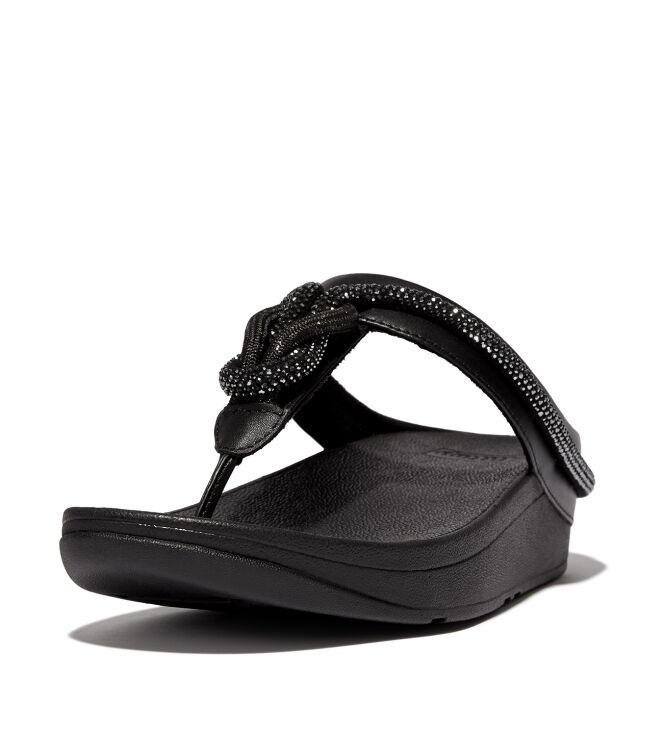 Fitflop slippers zwart clearance