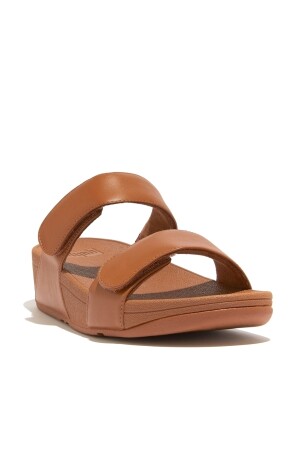 FitFlop Lulu Adjustable Leather Slides 