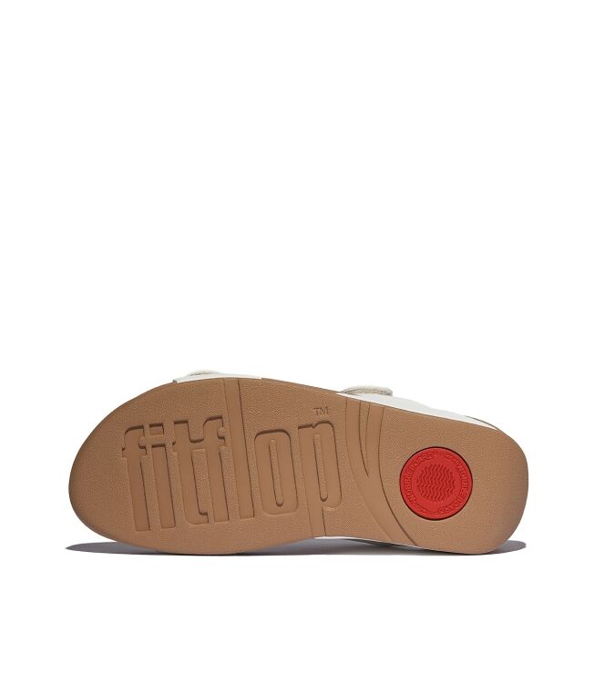 FitFlop lulu adjustable leather back-strap sandals urban white Direct leverbaar uit de webshop van www.meijerink-schoenen.nl/