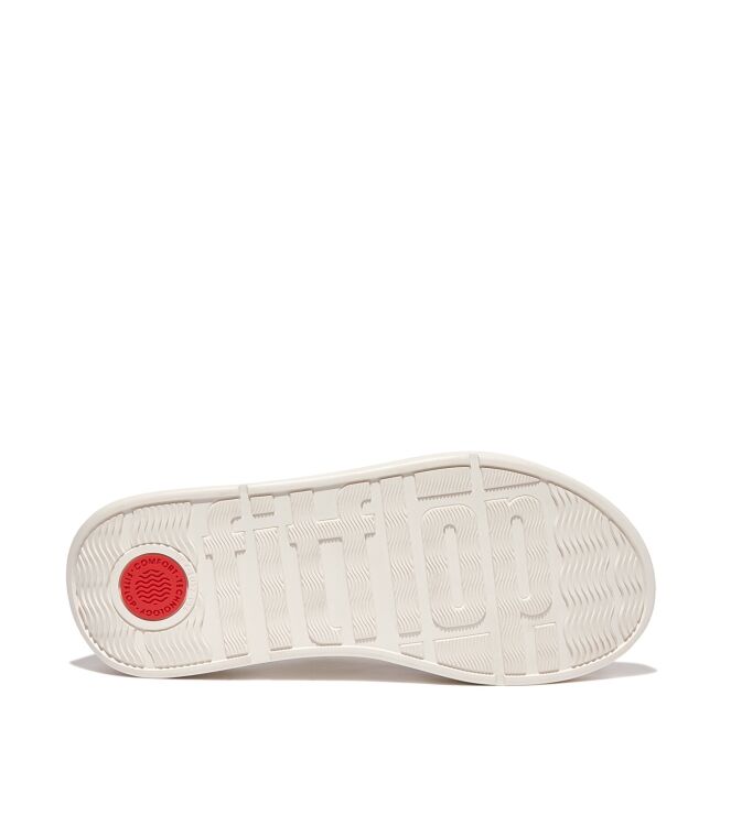FitFlop f-mode leather flatform toe-post sandals cream Direct leverbaar uit de webshop van www.meijerink-schoenen.nl/
