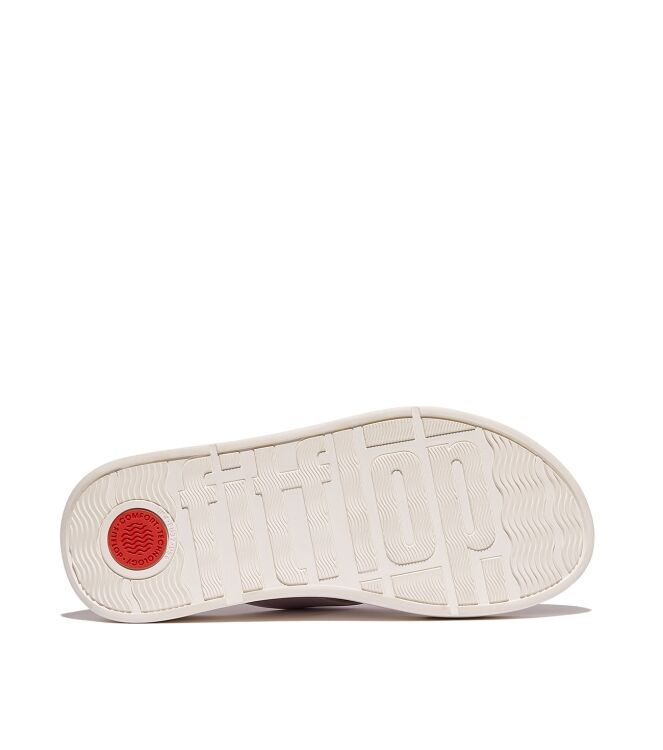 FitFlop f-mode leather flatform toe-post sandals wild lilac Direct leverbaar uit de webshop van www.meijerink-schoenen.nl/