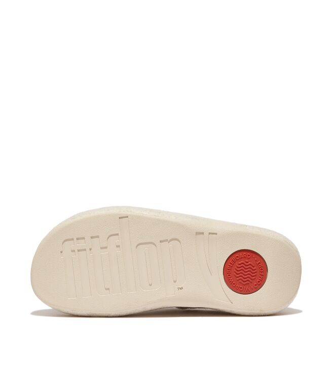 FitFlop shuv cushy felt clog slippers natural Direct leverbaar uit de webshop van www.meijerink-schoenen.nl/