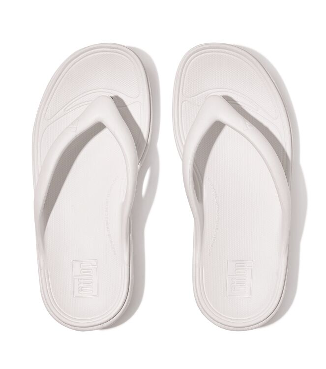 FitFlop relieff recovery toe-post sandals urban white Direct leverbaar uit de webshop van www.meijerink-schoenen.nl/