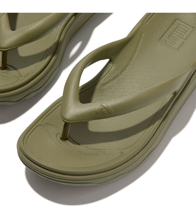 FitFlop relieff recovery toe-post sandals camo-green Direct leverbaar uit de webshop van www.meijerink-schoenen.nl/