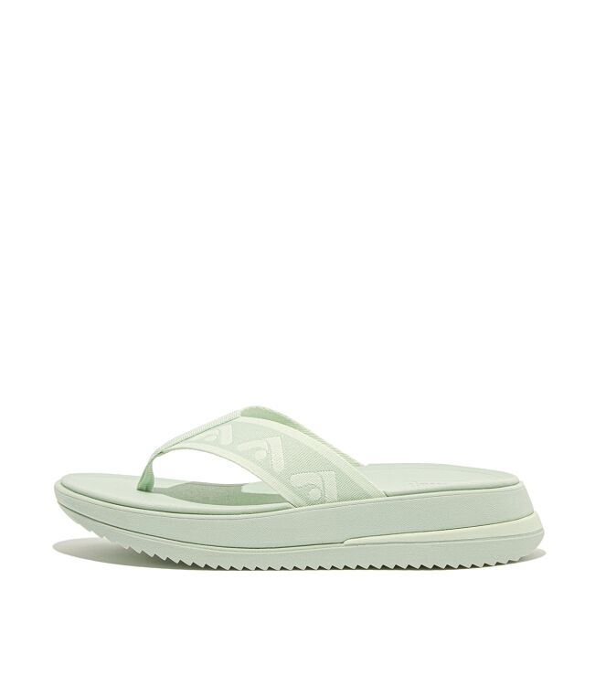 FitFlop surff webbing toe-post sandals sagebrush Direct leverbaar uit de webshop van www.meijerink-schoenen.nl/