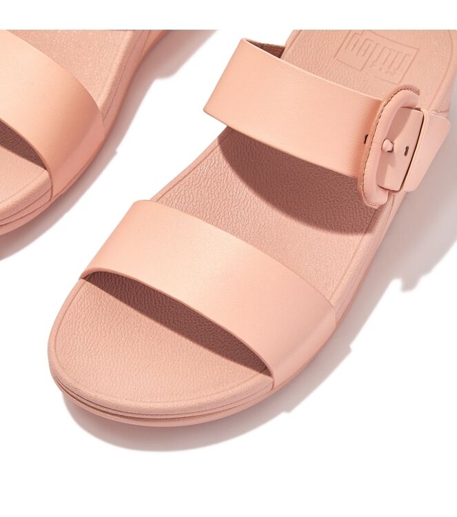 A2B25■ ※ lulu※ FitFlop FitFlop Lulu Resin-Buckle Leather Back-Strap Sandals