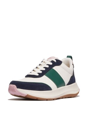 FitFlop F-Mode Flow Sneaker - Leather & Suede Mix 