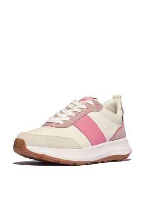 FitFlop F-Mode Flow Sneaker - Leather & Suede Mix 