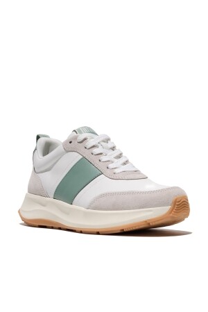 FitFlop F-Mode Flow Sneaker - Leather & Suede Mix 