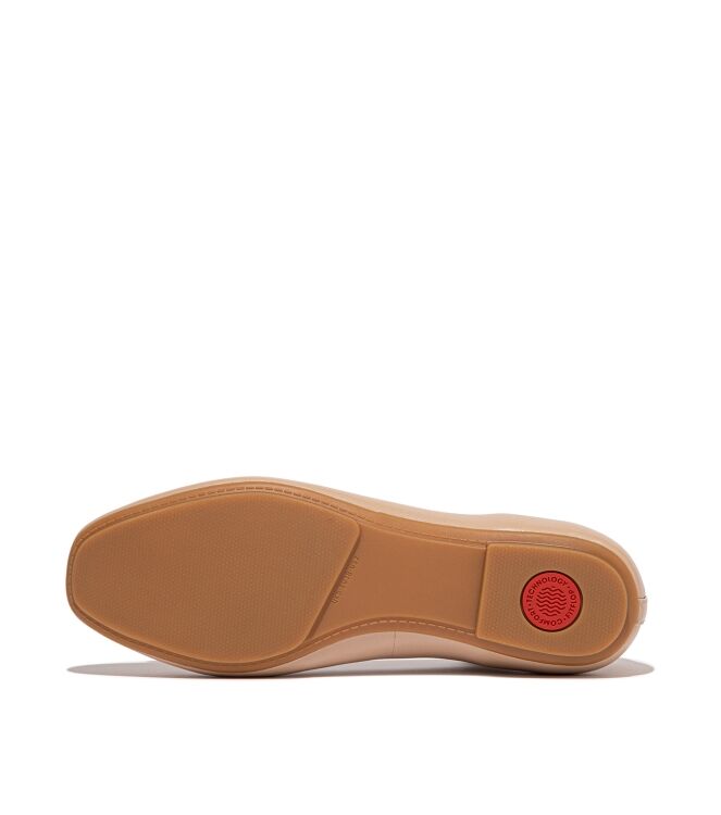 FitFlop delicato ballerina classic beige Direct leverbaar uit de webshop van www.meijerink-schoenen.nl/