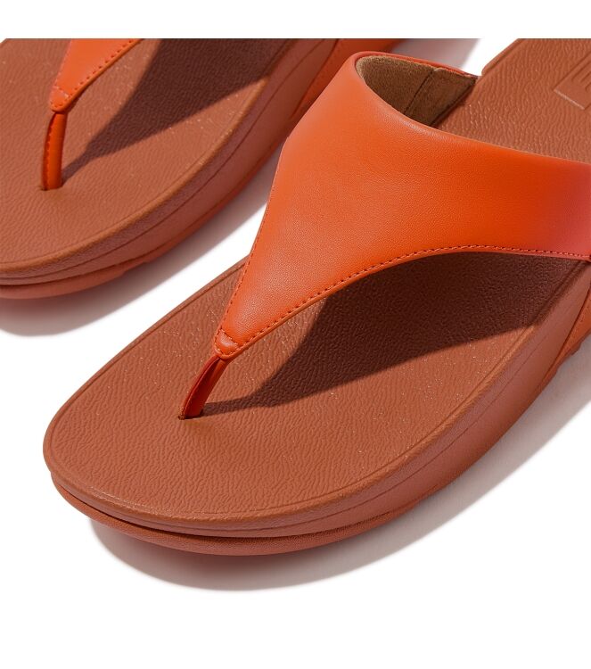 FitFlop lulu leather toepost satsuma Direct leverbaar uit de webshop van www.meijerink-schoenen.nl/